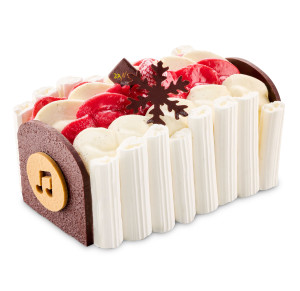 Bûche Glacée - Vacherin Vanille/Framboise