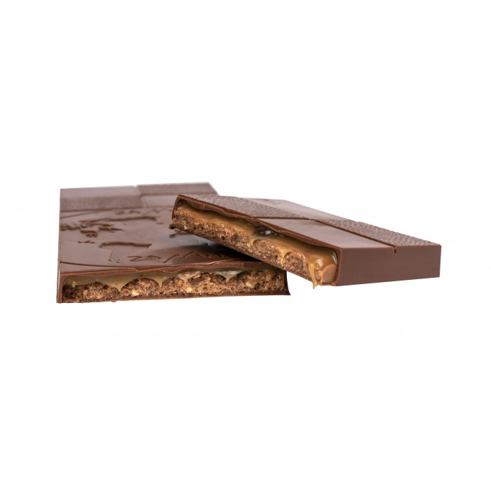 Tablette Mendiant - Chocolat Lait 40% / Gianduja Noisette - Christophe