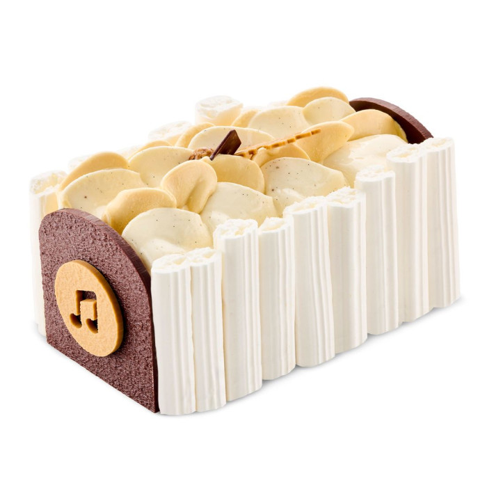 Bûche Glacée - Vacherin Vanille/Praliné